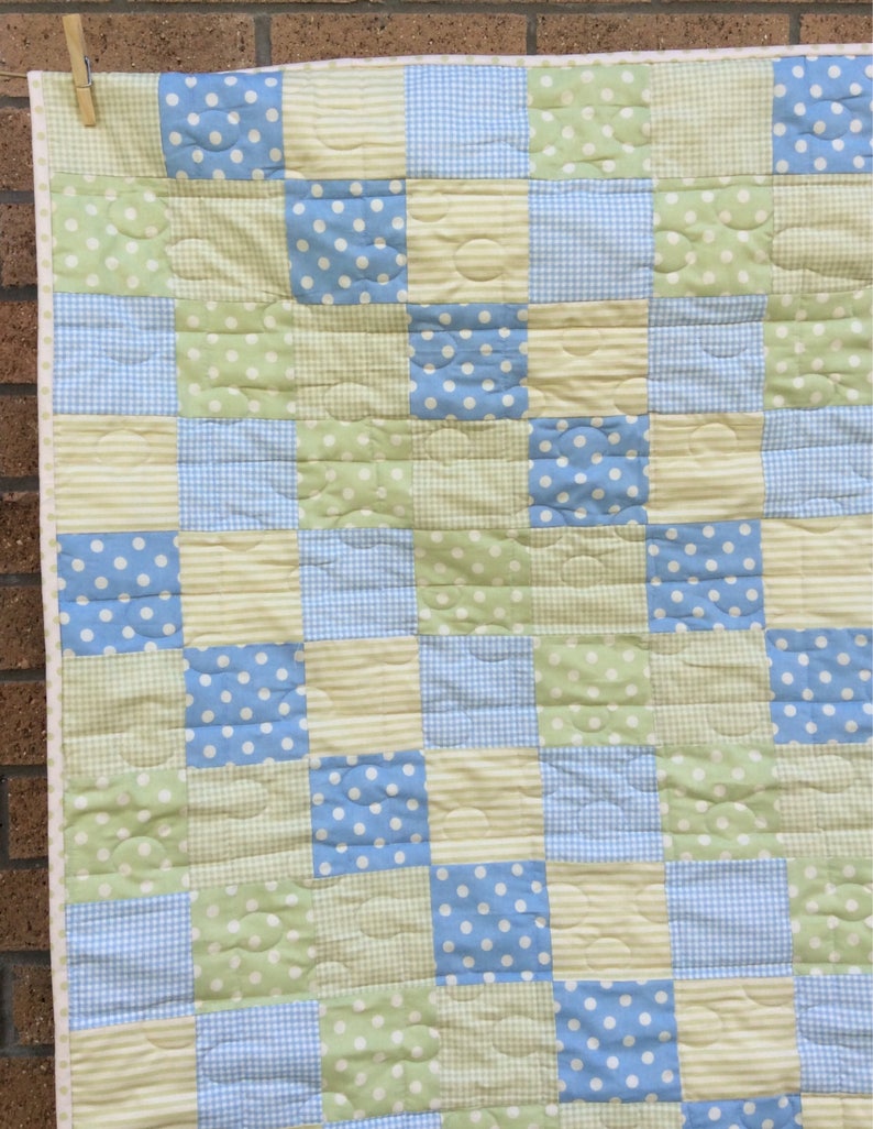 Handmade baby /toddler cot quilt Etsy