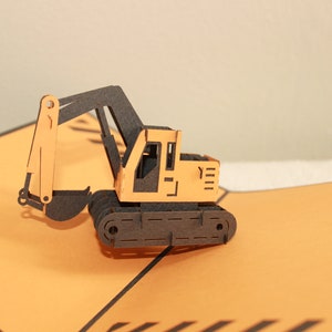 Pop Up Geburtstagskarte/ Baustelle Geburtstagskarte/ Pop Up Karte