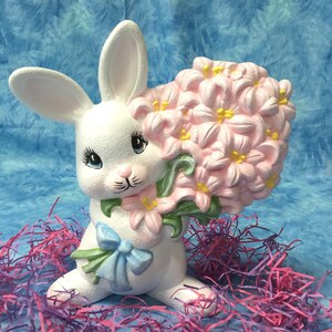 Ceramic rabbit, Easter rabbit, bunny, handmade bunny, spring bunny, bunny centerpiece, handcrafted bunny, gifting bunny
