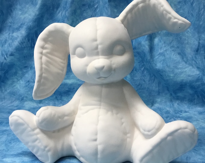 Ceramic Bunny to Paint, Easter to Paint, Easter, DIV, Bisque to Paint,u