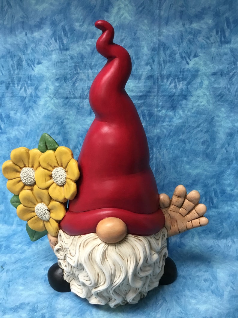 Gnome Garden Gnome Handcrafted Gnome Ceramic Gnome Garden Etsy
