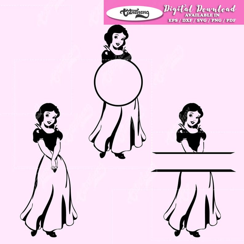 Download Set Snow White Snow White SVG Cricut svg Snow White | Etsy