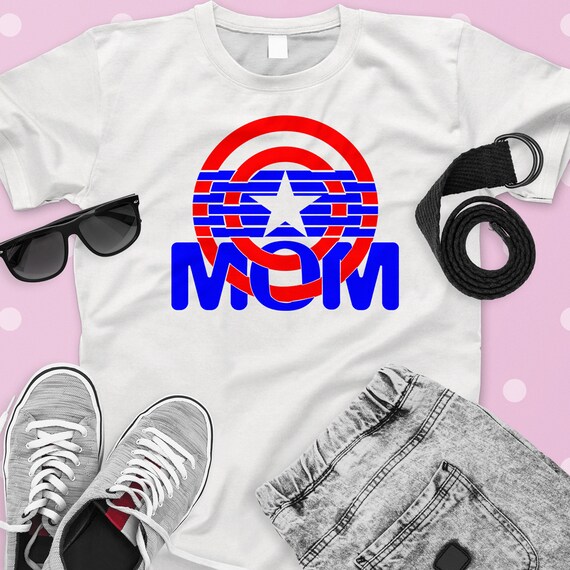 Download Captain America Mom Svg Super Mom Svg Dxf Superhero Mom Svg Etsy