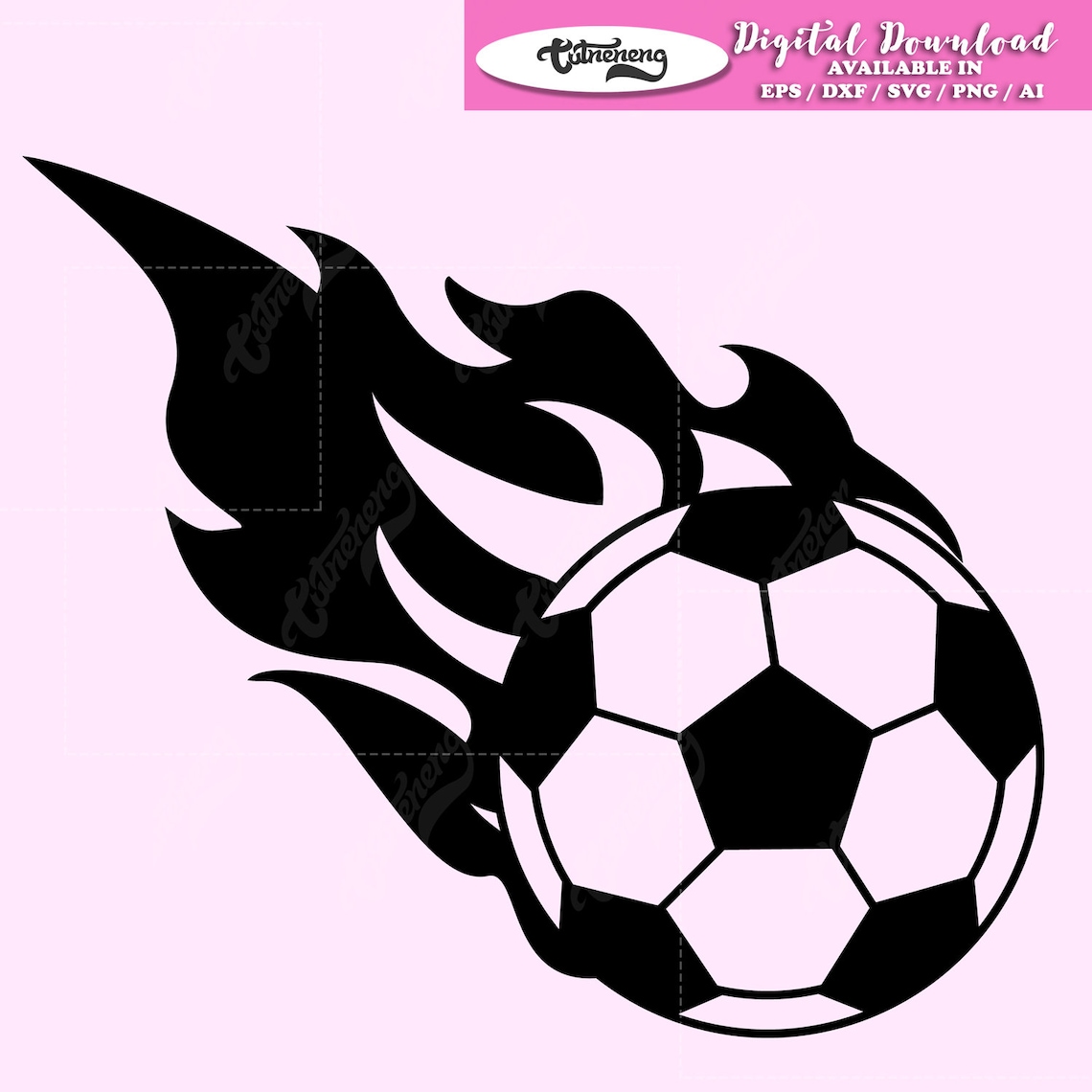 Soccer Svg Soccer Ball Svg Fire Flame Svg, Soccer Flame Svg, Soccer