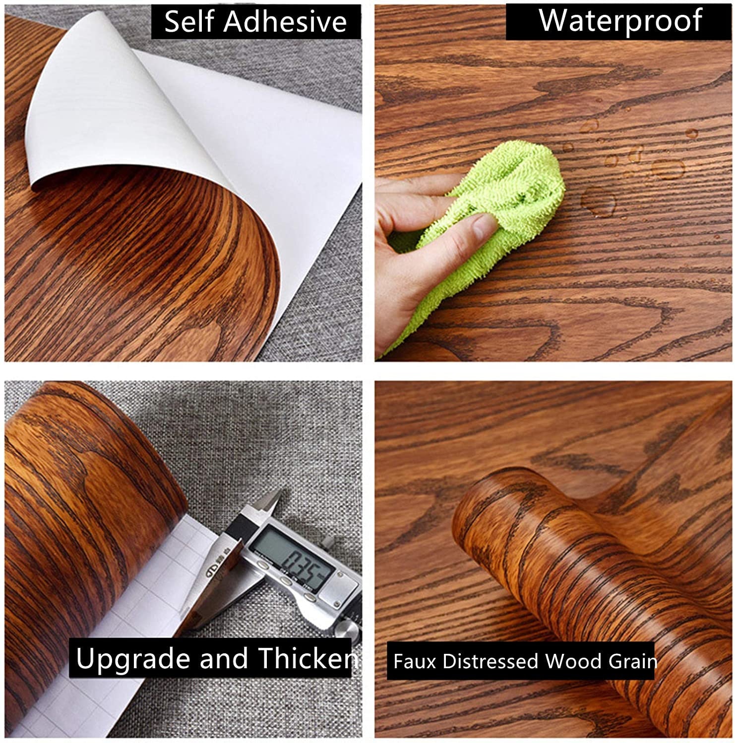 Wood Wallpaper Peel and Stick Wallpaper Removable Wall Etsy