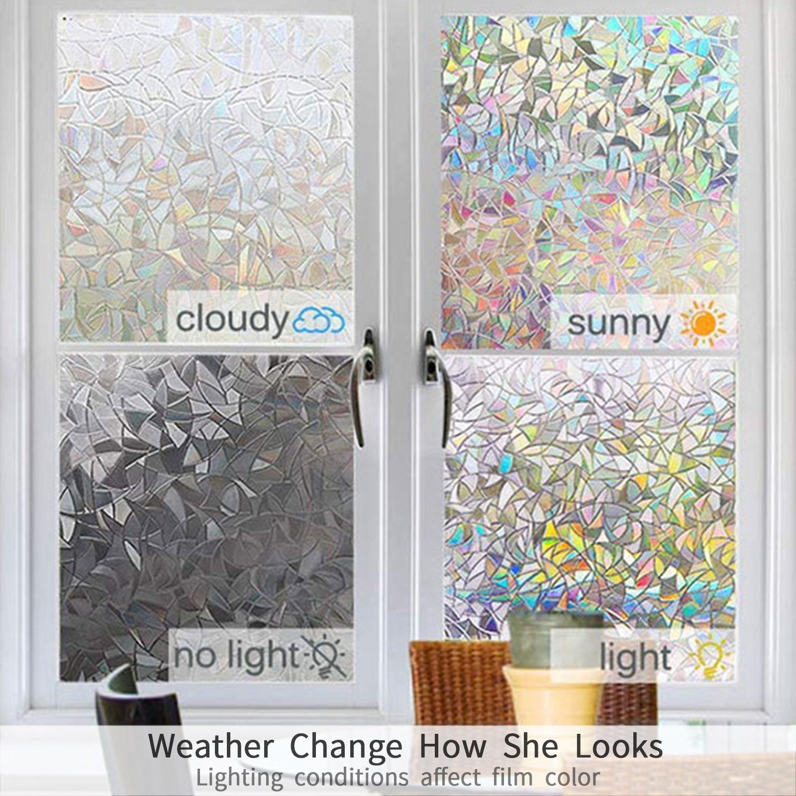 Volcanics Window Privacy Film Static Window Clings Vinyl 3D Etsy