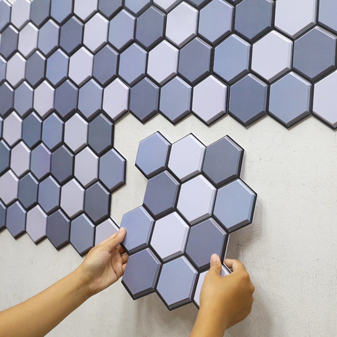 Modern Waterproof Bathroom Wallpaper Removable Peel and Stick - Etsy
