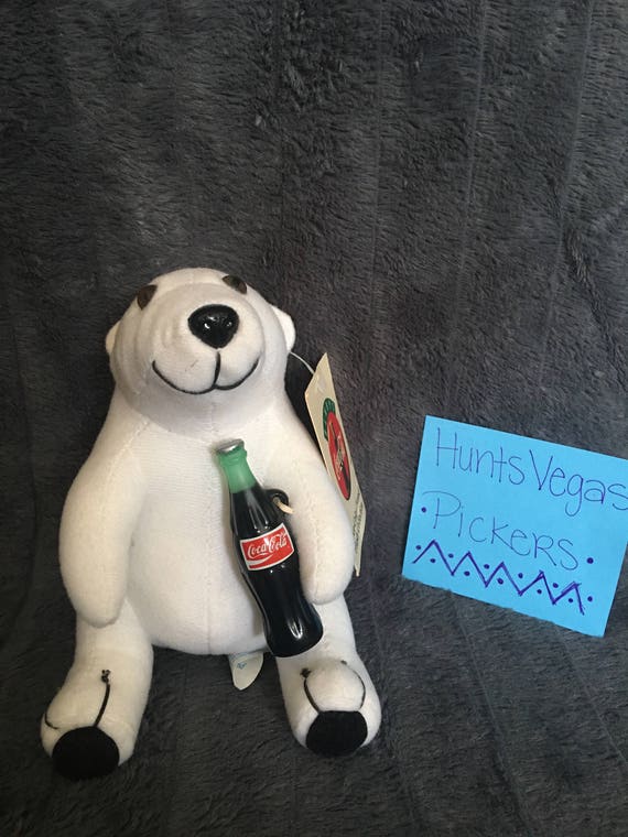 coca cola plush polar bear 1993
