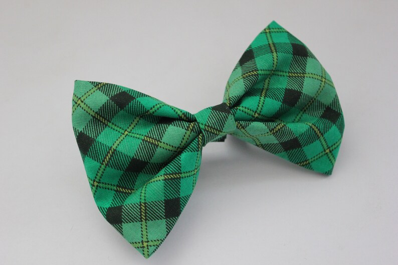 St Patricks Day Shamrock Dog Bow Tie Patricks Day Bow Tie Collection St