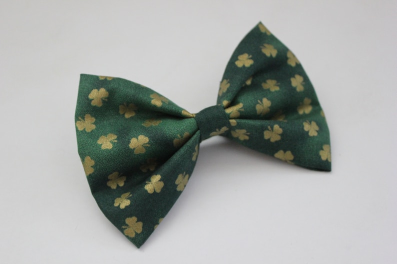 St Patricks Day Shamrock Dog Bow Tie Patricks Day Bow Tie Collection St
