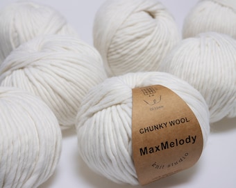 Super chunky bulky knitting yarn | 200g Australian 100%  Merino Wool yarn | felted wool | Art Yarn for Weaving| felted yarn | Roving yarn