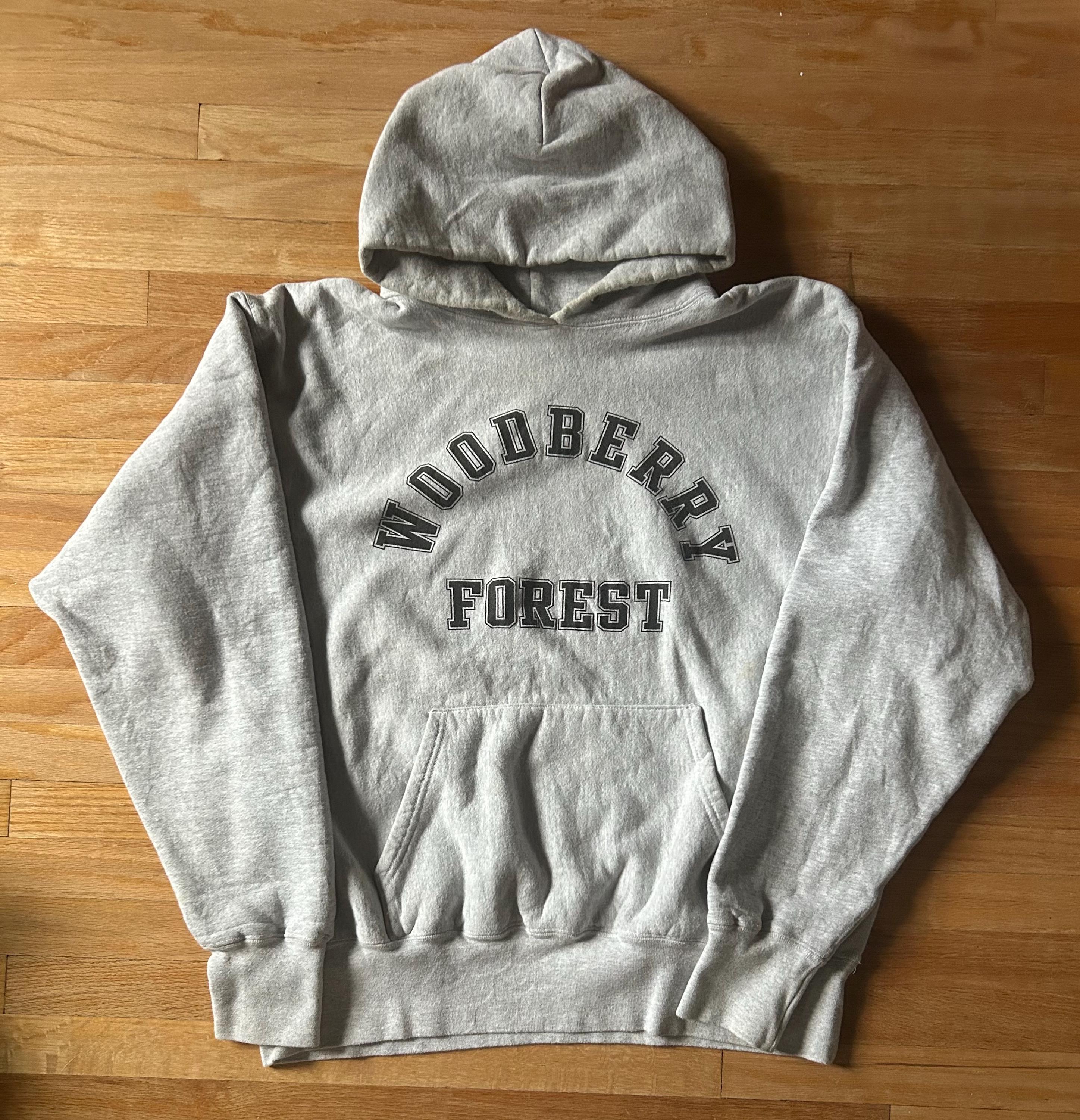 Vintage 90s Heavyweight Hoodie Woodberry Forest Made in USA Size XL