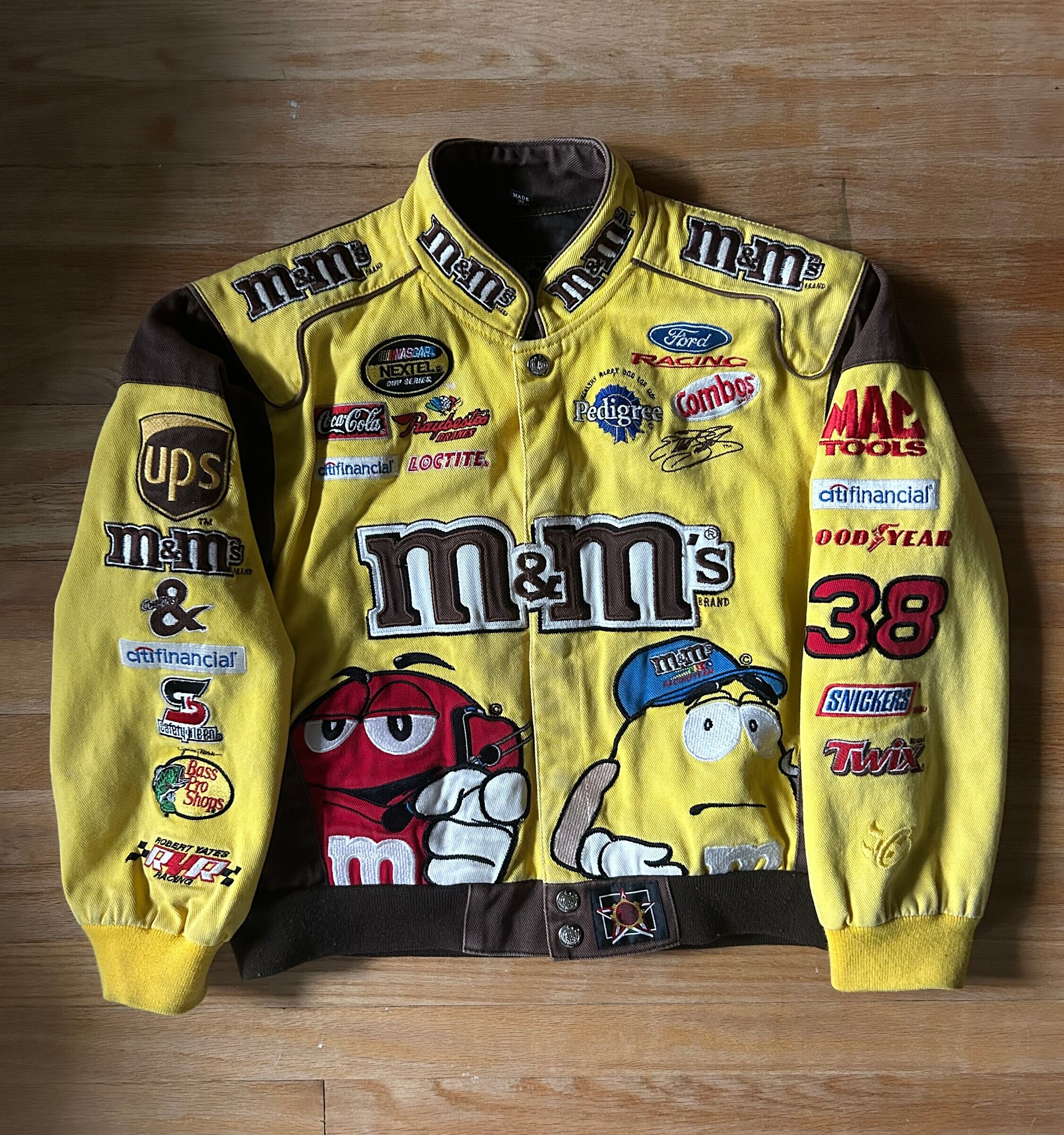 JH DESIGN レーシングジャケット　m&m　白　FORD NASCAR JH DESIGN レーシングジャケット m&m 白 FORD NASCAR 超希少