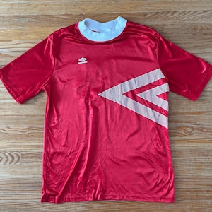 Vintage 90s Umbro Soccer Football Jersey Made in USA Size Large