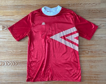 Maillot de football Umbro vintage des années 90 fabriqué aux Etats-Unis taille moyenne/grande