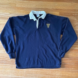United States Naval Academy rugby sweatshirt Made in USA Size Large