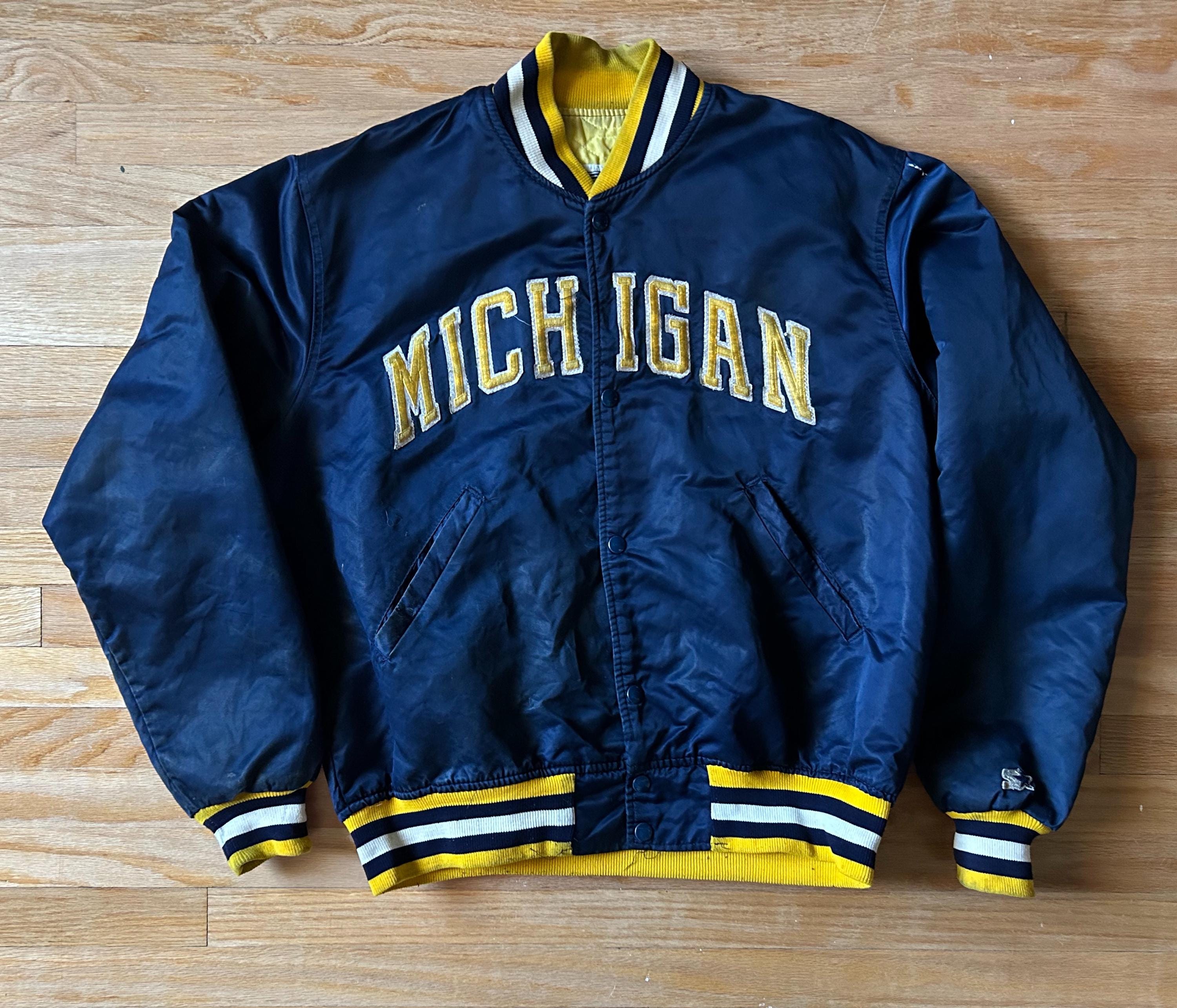 University of Michigan Wolverines Starter Jacket - Etsy University of Michigan Wolverines Starter Jacket - Etsy