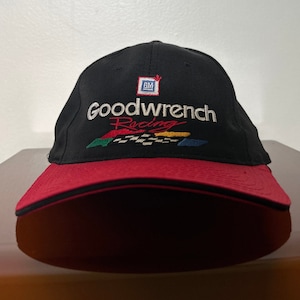 GM Goodwrench Racing Checker Flag two tone baseball cap