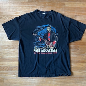 Paul McCartney Concert 2010 Tour T-shirt Size XL