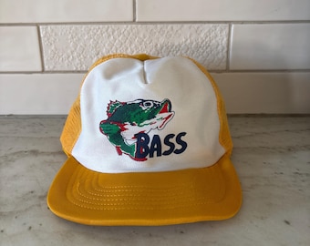 Vintage trucker fiskehatt Bass