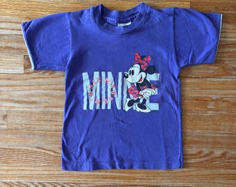 Vintage 90s Kids Minnie Mouse T-Shirt Size Small (6-8)