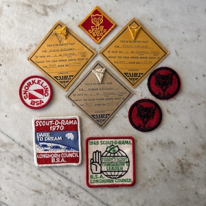 Vintage lot of 1960s / 1970s Wolf Cubs / Scout patches