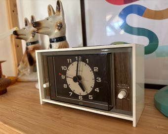 Vintage 60-tals Sunbeam Kanada väckarklocka