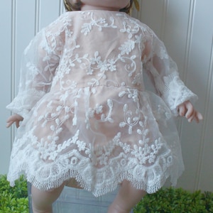 Rustic baby girl dress Lace dress. 1st birthday dress. Boho dress