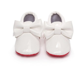 Custom baby girl red bottoms, girl moccasins, black red bottom moccasin, Luxury shoes