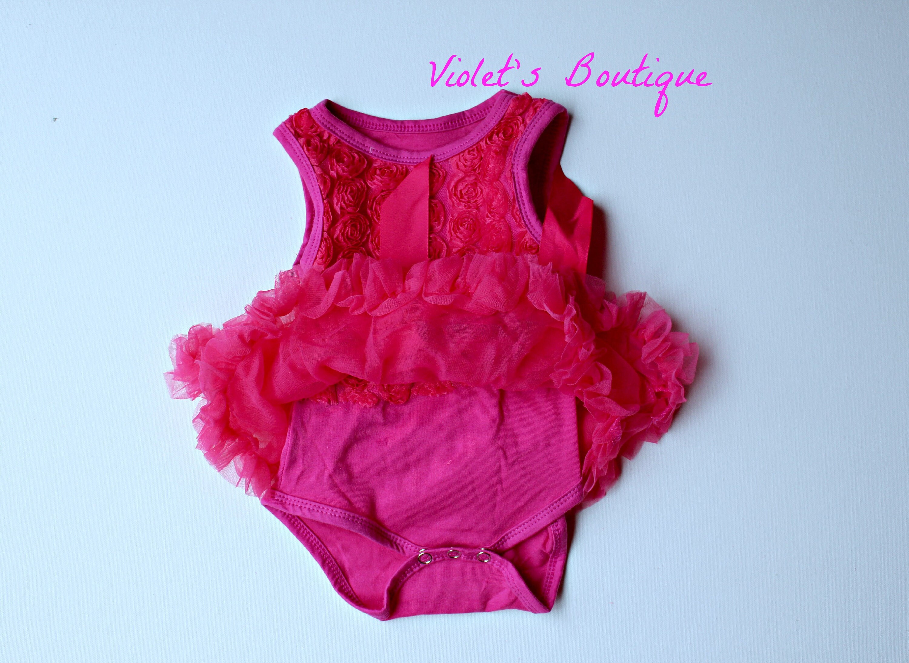 Pink Dress..hot Pink Tutu Dress...baby Girl Tutu Dress..baby Etsy