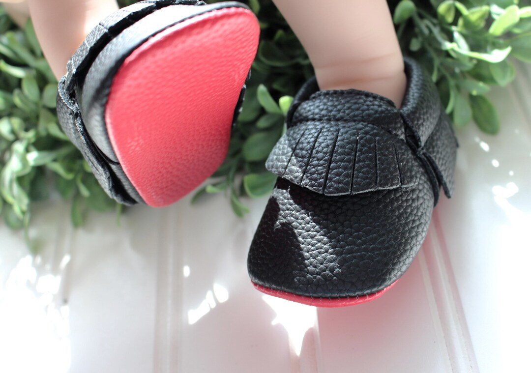 Custom Red Bottom Leather Shoes.unisex Shoes.baby Soft Sole Shoes.fancy Shoes Etsy
