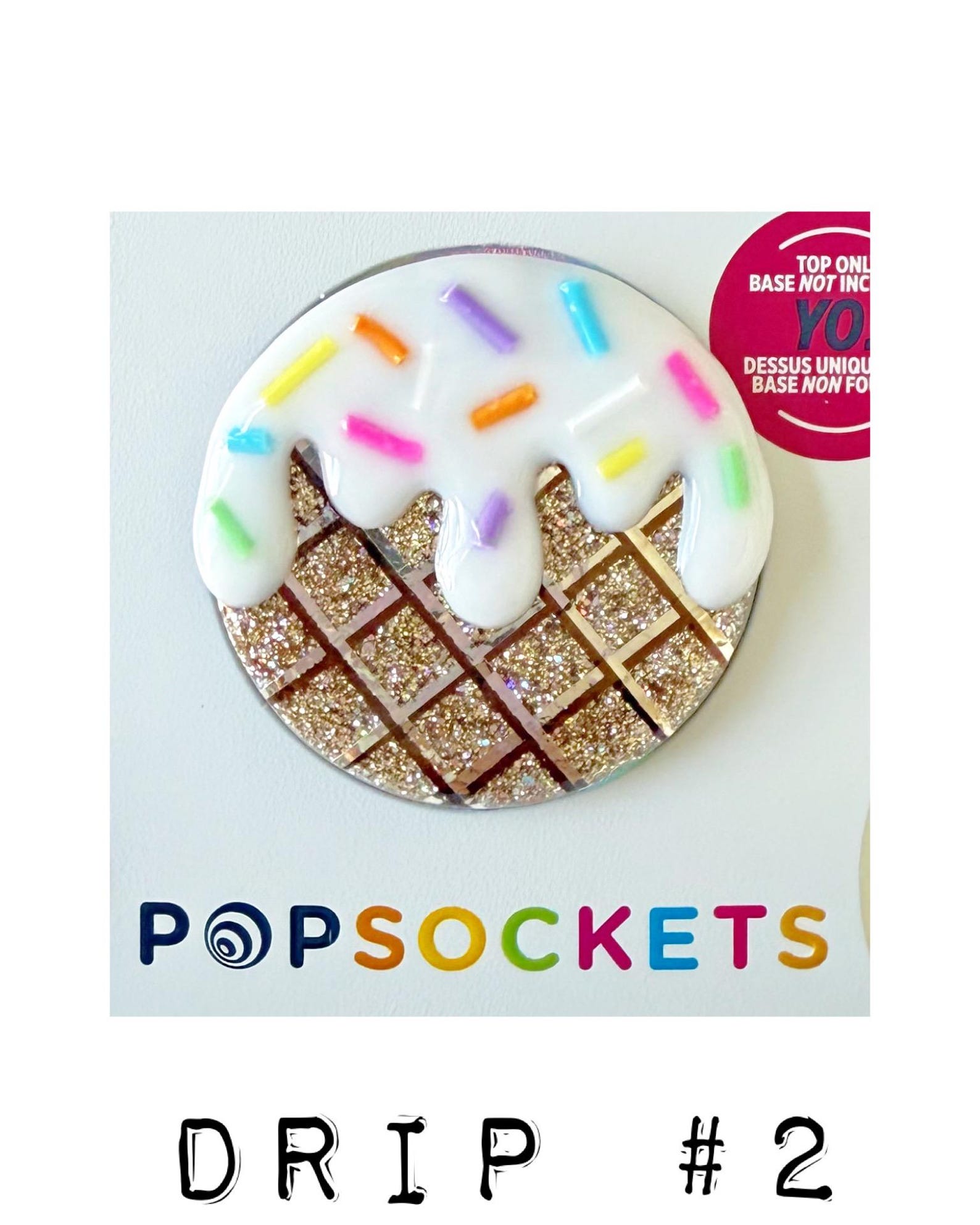 Vanilla Ice Cream Cone With Sprinkles, Handmade/customized, Swappable ...