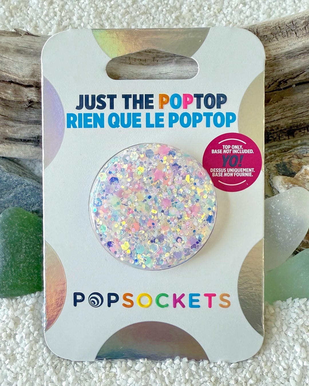 Glitz and Glam, Customized Swappable Popsocket, Clear Top/adhesive Base ...