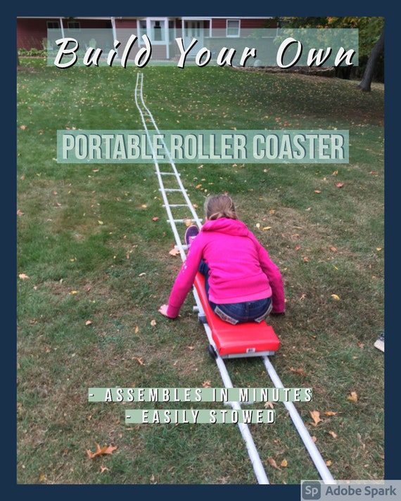 Portable Roller Coaster-build From Plans Etsy