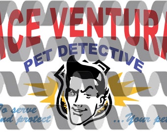 ace ventura card printable business Etsy  Ace  ventura