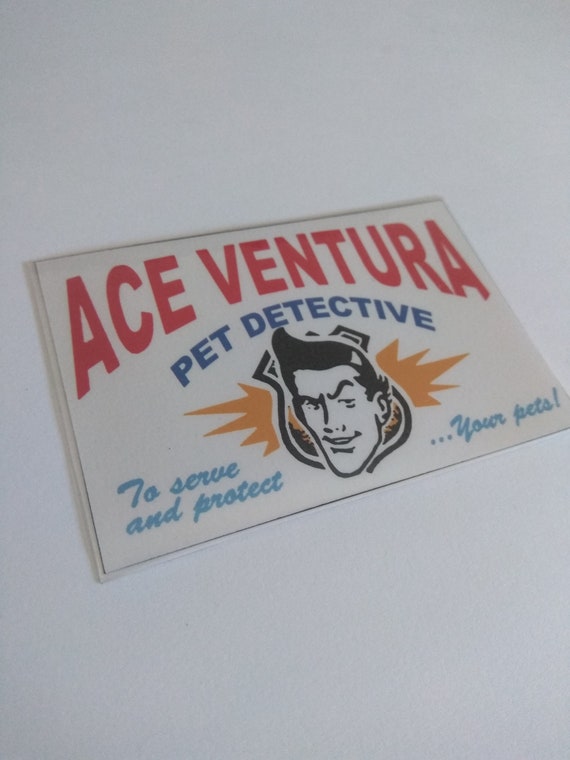 Business Card Ace Ventura | Etsy