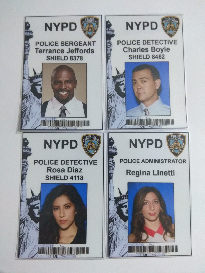 Brooklyn 99 ID Badge/Card Etsy