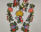 Vintage Floral Collections Embroidery Patches ,Flower Patch,Floral Appliques,Floral Patch,Flowers Patch,Pink Rose Pattern,DIY Floral Shirt