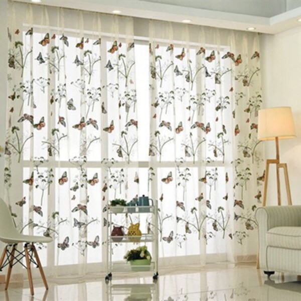 Sheer Curtain Fabric Etsy