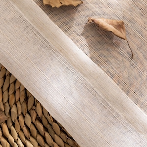 Natur Beige Hohl Nadelstreifen Leinen Gardine,Leinen Gardinenstoff,Wohnzimmer,Schlafzimmer,Little Girds Gardinen Abziehbild