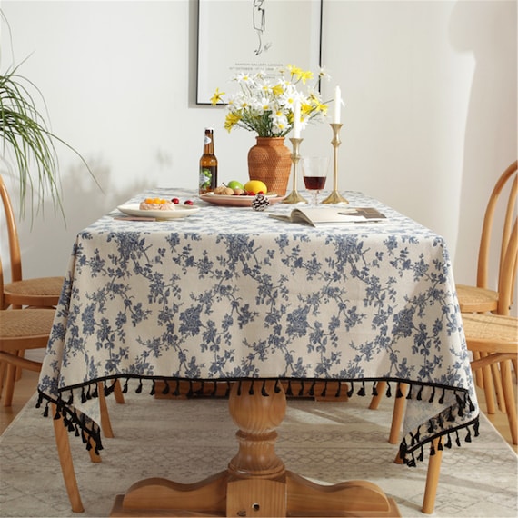 Nappe Table Rose et Rétro avec Motifs à Carreaux – Les Nappes