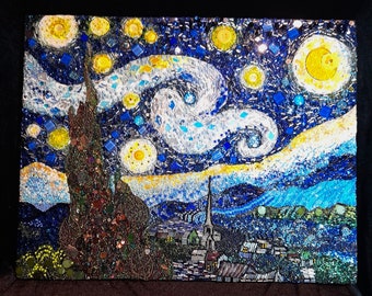 Van Gough art piece representation (Starry Night)