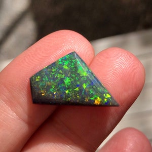 Andamooka Opal, Australian Opal, October Birthstone, Opal Ring, Opal Jewelry, Green Opal, Handmade Jewelry, Ring, Pendant, Solid Opal
