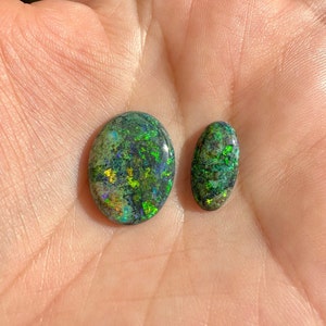 Andamooka Opal, Matrix, Opal, Australian Opal, Andamooka Black Matrix, Opal Ring, Opal Jewellery, Green Opal, Solid Opal, Oval Gem