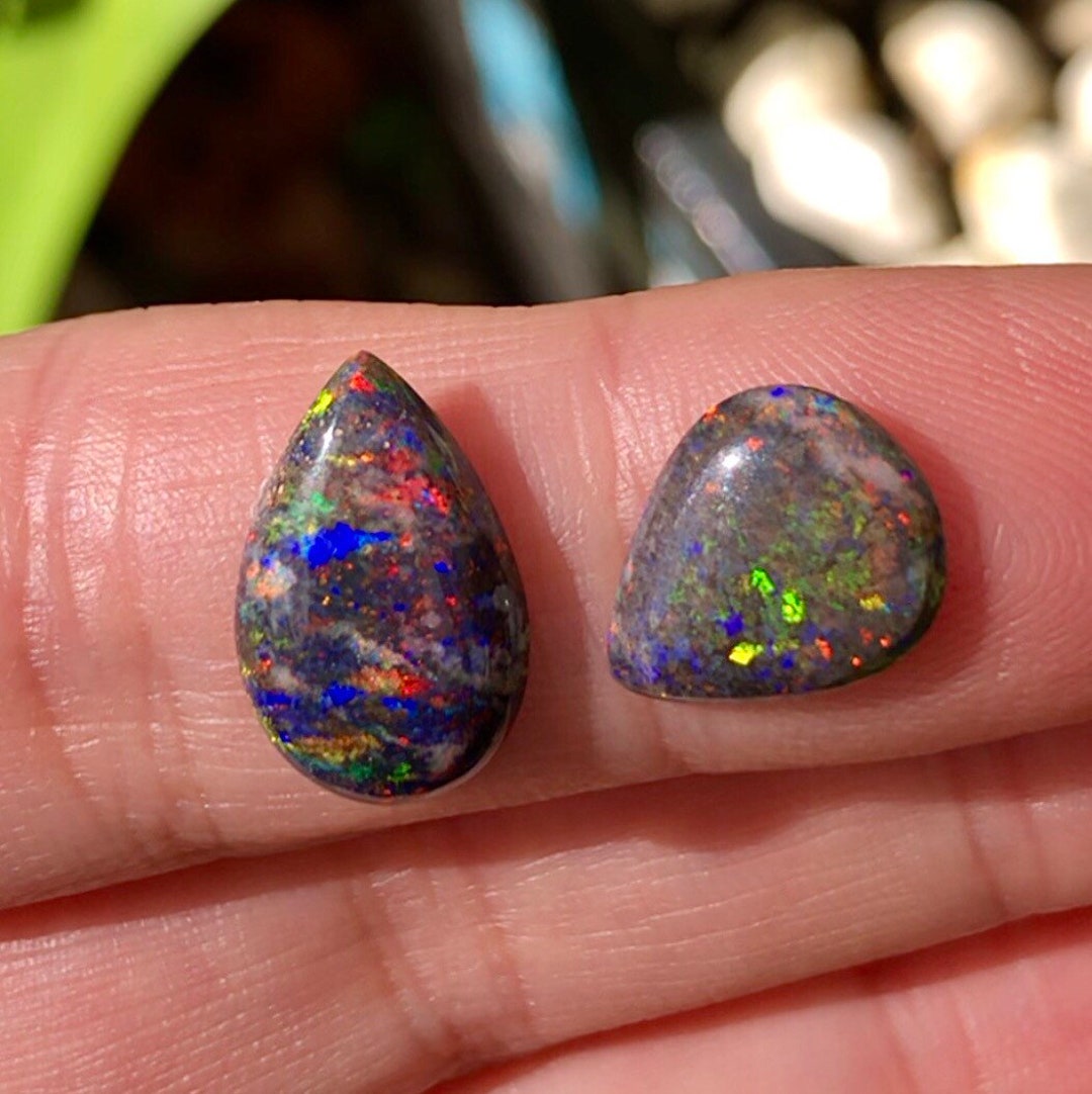 Andamooka Matrix Australian Opal Solid Opal Opal Jewelry Etsy