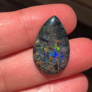 10.3cts Andamooka Opal, Australian Opal, Opal Ring, Opal Jewelry, Handmade Jewelry, Ring, Pendant, Solid Opal, Ringstone, Matrix Opal