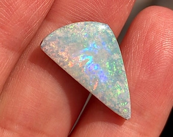 22x12 Mintabie Opal, Semi Black Opal, Australian Opal, Solid Opal, Black Opal, Opal Jewelry, Handmade Jewelry, Custom Ring, Pendant