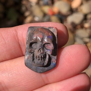 Opal Skull, Andamooka Opal, Opal Carving, Skulls, Solid Opal, Australian Opal, Opal Ring, Skull Ring, Opal Jewelry, Pendant, Halloween