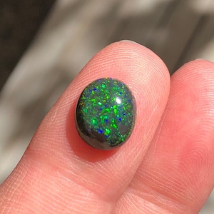 Andamooka Opal, Australian Opal, Opal Ring, Opal Jewelry, Green Opal, Handmade Jewelry, Ring, Pendant, Solid Opal, Pinfire Opal, Oval
