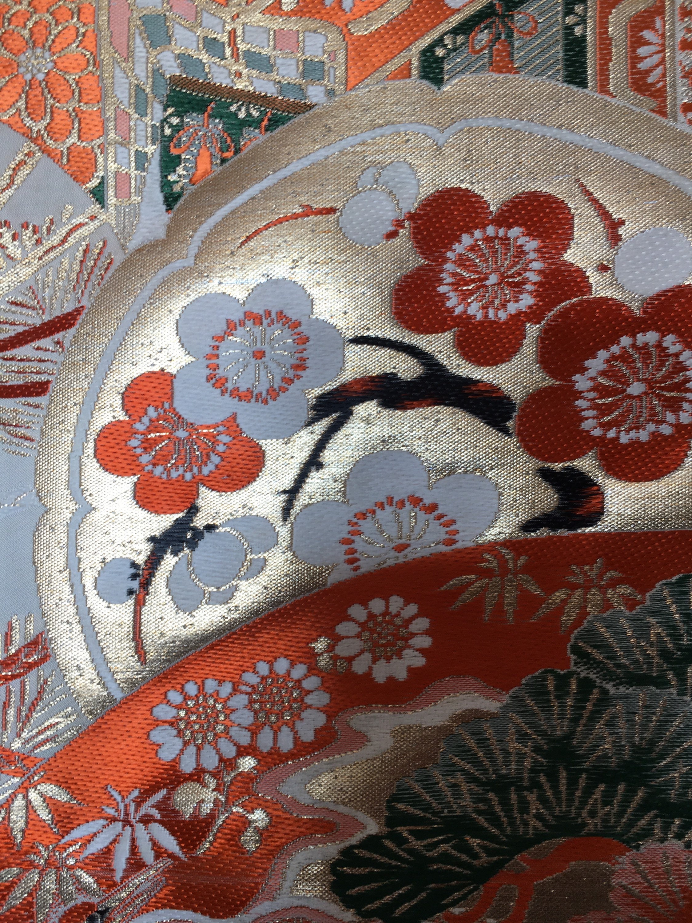 Silk Fabric Wall Hanging / Framed Panel Natures / Large Etsy